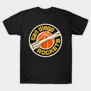 Defunct San Diego Rockets Basketball Team T-Shirt